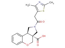 (3aR*,9bR*)-2-[(2,4-dimethyl-1,3-thiazol-5-yl)acetyl]-1,2,3,9b-tetrahydrochromeno[3,4-c]pyrrole-3a(4H)-carboxylic acid