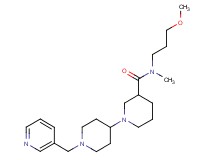N-(3-methoxypropyl)-N-methyl-1'-(pyridin-3-ylmethyl)-1,4'-bipiperidine-3-carboxamide