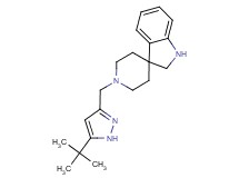 1'-[(5-tert-butyl-1H-pyrazol-3-yl)methyl]-1,2-dihydrospiro[indole-3,4'-piperidine]