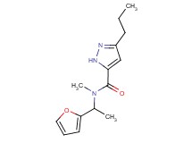 N-[1-(2-furyl)ethyl]-N-methyl-3-propyl-1H-pyrazole-5-carboxamide