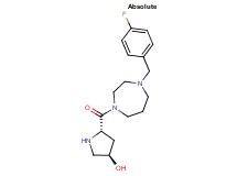 (3R,5S)-5-{[4-(4-fluorobenzyl)-1,4-diazepan-1-yl]carbonyl}-3-pyrrolidinol