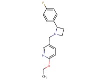 2-ethoxy-5-{[2-(4-fluorophenyl)azetidin-1-yl]methyl}pyridine