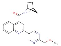 4-[(1S*,4S*)-2-azabicyclo[2.2.1]hept-2-ylcarbonyl]-2-[2-(methoxymethyl)pyrimidin-5-yl]quinoline