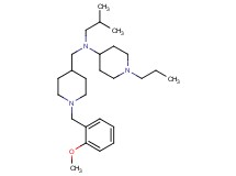 N-isobutyl-N-{[1-(2-methoxybenzyl)-4-piperidinyl]methyl}-1-propyl-4-piperidinamine