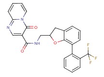 4-oxo-N-({7-[2-(trifluoromethyl)phenyl]-2,3-dihydro-1-benzofuran-2-yl}methyl)-4H-pyrido[1,2-a]pyrimidine-3-carboxamide
