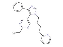 2-ethyl-5-[4-phenyl-1-(4-pyridin-2-ylbutyl)-1H-imidazol-5-yl]pyrimidine