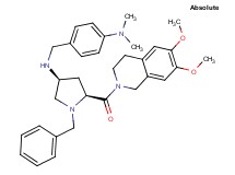 (3S,5S)-1-benzyl-5-[(6,7-dimethoxy-3,4-dihydro-2(1H)-isoquinolinyl)carbonyl]-N-[4-(dimethylamino)benzyl]-3-pyrrolidinamine