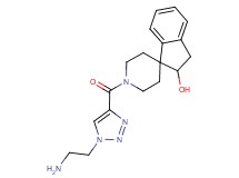1'-{[1-(2-aminoethyl)-1H-1,2,3-triazol-4-yl]carbonyl}-2,3-dihydrospiro[indene-1,4'-piperidin]-2-ol
