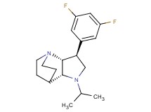 (2R*,3S*,6R*)-3-(3,5-difluorophenyl)-5-isopropyl-1,5-diazatricyclo[5.2.2.0~2,6~]undecane
