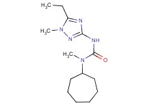 N-cycloheptyl-N'-(5-ethyl-1-methyl-1H-1,2,4-triazol-3-yl)-N-methylurea