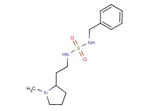 N-benzyl-N'-[2-(1-methylpyrrolidin-2-yl)ethyl]sulfamide