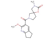 7-[(2-methoxy-6,7-dihydro-5H-cyclopenta[b]pyridin-3-yl)carbonyl]-3-methyl-1-oxa-3,7-diazaspiro[4.4]nonan-2-one