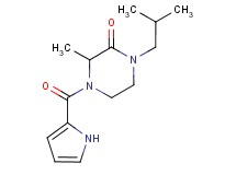 1-isobutyl-3-methyl-4-(1H-pyrrol-2-ylcarbonyl)-2-piperazinone