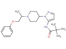 2,2-dimethyl-N-{1-[1-(1-methyl-2-phenoxyethyl)-4-piperidinyl]-1H-pyrazol-5-yl}propanamide