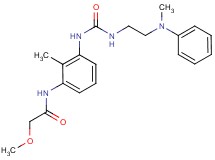 2-methoxy-N-(2-methyl-3-{[({2-[methyl(phenyl)amino]ethyl}amino)carbonyl]amino}phenyl)acetamide