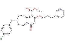 methyl 3-(4-chlorobenzyl)-7-oxo-9-[3-(3-pyridinyl)propoxy]-1,2,3,4,5,7-hexahydropyrido[1,2-d][1,4]diazepine-10-carboxylate