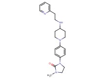 1-methyl-3-[4-(4-{[2-(2-pyridinyl)ethyl]amino}-1-piperidinyl)phenyl]-2-imidazolidinone