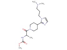 methyl [2-(4-{1-[3-(dimethylamino)propyl]-1H-imidazol-2-yl}-1-piperidinyl)-1-methyl-2-oxoethyl]carbamate
