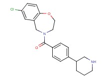 7-chloro-4-(4-piperidin-3-ylbenzoyl)-2,3,4,5-tetrahydro-1,4-benzoxazepine
