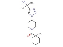 [1-methyl-1-(1-{1-[(1-methylcyclohexyl)carbonyl]-4-piperidinyl}-1H-1,2,3-triazol-4-yl)ethyl]amine trifluoroacetate