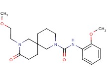 8-(2-methoxyethyl)-N-(2-methoxyphenyl)-9-oxo-2,8-diazaspiro[5.5]undecane-2-carboxamide