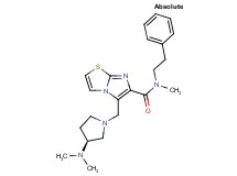 5-{[(3S)-3-(dimethylamino)pyrrolidin-1-yl]methyl}-N-methyl-N-(2-phenylethyl)imidazo[2,1-b][1,3]thiazole-6-carboxamide