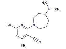 2-[4-(dimethylamino)-1-azepanyl]-4,6-dimethylnicotinonitrile
