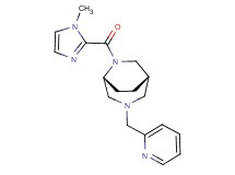 (1S*,5R*)-6-[(1-methyl-1H-imidazol-2-yl)carbonyl]-3-(pyridin-2-ylmethyl)-3,6-diazabicyclo[3.2.2]nonane