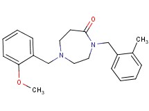 1-(2-methoxybenzyl)-4-(2-methylbenzyl)-1,4-diazepan-5-one