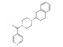 1-isonicotinoyl-4-(1,2,3,4-tetrahydro-2-naphthalenyl)piperazine
