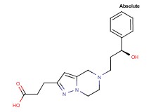 3-{5-[(3S)-3-hydroxy-3-phenylpropyl]-4,5,6,7-tetrahydropyrazolo[1,5-a]pyrazin-2-yl}propanoic acid