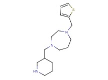 1-(3-piperidinylmethyl)-4-(2-thienylmethyl)-1,4-diazepane dihydrochloride