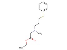 ethyl {methyl[3-(phenylthio)propyl]amino}acetate