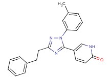 5-[1-(3-methylphenyl)-3-(2-phenylethyl)-1H-1,2,4-triazol-5-yl]pyridin-2(1H)-one