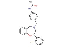 N-(4-{[2-(2-fluorophenyl)-2,3-dihydro-1,4-benzoxazepin-4(5H)-yl]methyl}phenyl)acetamide