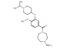 4-{3-[(1-isopropyl-4-piperidinyl)oxy]-4-methoxybenzoyl}-1,4-diazepane-1-carbaldehyde