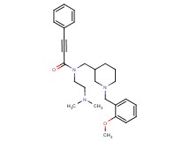 N-[2-(dimethylamino)ethyl]-N-{[1-(2-methoxybenzyl)-3-piperidinyl]methyl}-3-phenyl-2-propynamide