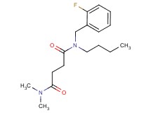 N-butyl-N-(2-fluorobenzyl)-N',N'-dimethylsuccinamide