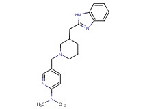 5-{[3-(1H-benzimidazol-2-ylmethyl)-1-piperidinyl]methyl}-N,N-dimethyl-2-pyridinamine