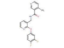 N-{[2-(3,4-difluorophenoxy)pyridin-3-yl]methyl}-4-methylnicotinamide