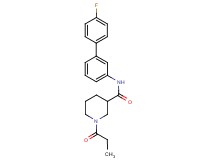 N-(4'-fluoro-3-biphenylyl)-1-propionyl-3-piperidinecarboxamide