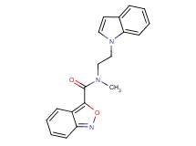 N-[2-(1H-indol-1-yl)ethyl]-N-methyl-2,1-benzisoxazole-3-carboxamide