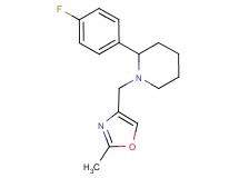 2-(4-fluorophenyl)-1-[(2-methyl-1,3-oxazol-4-yl)methyl]piperidine