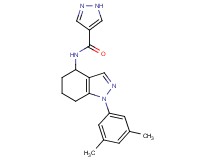 N-[1-(3,5-dimethylphenyl)-4,5,6,7-tetrahydro-1H-indazol-4-yl]-1H-pyrazole-4-carboxamide
