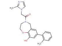 4-[(2-methyl-1H-imidazol-1-yl)acetyl]-7-(2-methylphenyl)-2,3,4,5-tetrahydro-1,4-benzoxazepin-9-ol