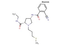 (4S)-4-[(2-cyanobenzoyl)amino]-N-ethyl-1-[3-(methylthio)propyl]-L-prolinamide