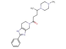 5-[4-(4-methylpiperazin-1-yl)pentanoyl]-2-phenyl-4,5,6,7-tetrahydro-1H-imidazo[4,5-c]pyridine