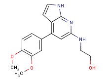 2-{[4-(3,4-dimethoxyphenyl)-1H-pyrrolo[2,3-b]pyridin-6-yl]amino}ethanol