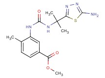 methyl 3-[({[1-(5-amino-1,3,4-thiadiazol-2-yl)-1-methylethyl]amino}carbonyl)amino]-4-methylbenzoate