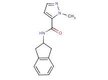 N-(2,3-dihydro-1H-inden-2-yl)-1-methyl-1H-pyrazole-5-carboxamide